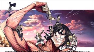 Nightcore Attack on Titan Opening 1 Feuerroter Pfeil und Bogen [upl. by Oiragelo564]