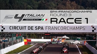 Italian F4 Championship Certified by FIA  SpaFrancorchamps round 3  Race 1 [upl. by Zoller]