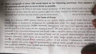 The curse of dowry paragraph [upl. by Bronder]