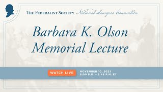 Barbara K Olson Memorial Lecture NLC 2023 [upl. by Reichel]