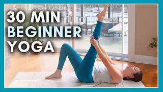 30 min Beginner Yoga  Gentle Stretch amp Flow Yoga [upl. by Eiduj536]