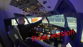 Flight Simulator home setup 737 fully enclosed [upl. by Dnalsor]