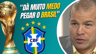 OLHA A REAÇÃO DOS GRINGOS APÓS O SORTEIO DA COPA DO MUNDO [upl. by Ruffin158]