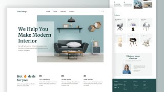 Build A Responsive ECommerce Website Using HTML CSS And JavaScript [upl. by Einnaj]