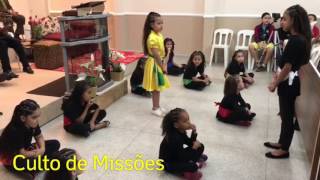 Gesto Infantil  Culto de Missões [upl. by Muncey10]