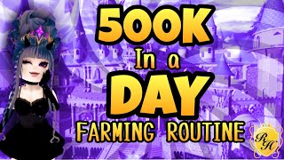 500K DIAMONDS IN A DAY  Best Diamond Farming Routine  Royale High New School Campus 3 [upl. by Kariotta256]