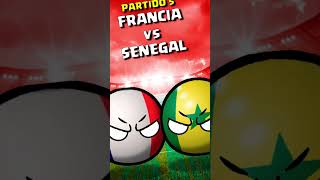 OCTAVOS DE FINAL INGLATERRA vs UZBEKISTÁN  FRANCIA VS SENEGAL MUNDIAL SUB 17 countryballs [upl. by Deeas]