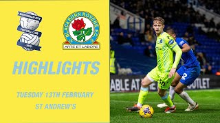 Highlights Birmingham City v Blackburn Rovers [upl. by Oruhtra894]