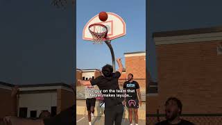 Send it to him🤣🏀 hooping basketball nba hoops funny sports shorts hooper layup [upl. by Arretnahs]