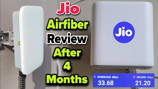 Jio Airfiber Review After 4 Months Used  Jio Air Fiber 5G Installation  Jio Air Fiber 5G [upl. by Arahd]