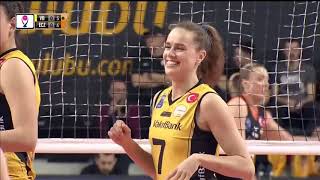 Vakifbank vs Eczacibaşi VitrA  Turkish Womens Volleyball League 1819  Final Game 1 [upl. by Mccallum]