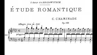 Chaminade Etude Romantique Op 132 [upl. by Baynebridge240]