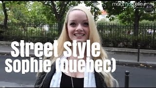 Street Style  Sophie du Québec [upl. by Ahtis]