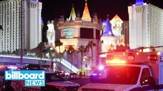 Ariana Grande Taylor Swift amp More Grieve for Las Vegas Shooting Victims  Billboard News [upl. by Onairotciv91]