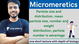 micromeretics  Particles size and Distribution  mean particle size number and weight distribution [upl. by Clemmie]