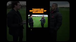 Thiago Alcantara on the importance of Scanning  Scanning in Football football scanning [upl. by Chery]