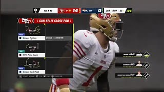 SUPERBOWL LVIII  SF 49ERS Vs DEN BRONCOS  Madden NFL 23  QB1 SCO BIDNEZ FRANCHISE 49ers madden [upl. by Ardnuahsal853]