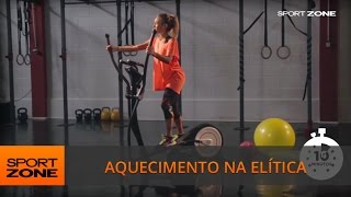 Sport Zone  Fitness  Aquecimento na elítica [upl. by Gudrun]