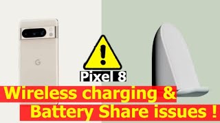 Google Pixel 8 wireless charging not working for some [upl. by Anilasor]