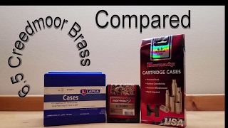 65 Creedmoor Brass Comparison [upl. by Gaw]