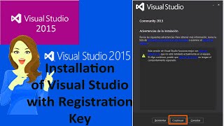 How to Install Visual Studio 2015 with Registration key  Visual Studio Installation [upl. by Clarance]