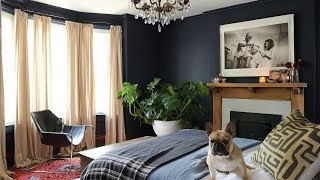 Room Tour  This Moody Master Bedroom Is A Boho Oasis [upl. by Shannan]