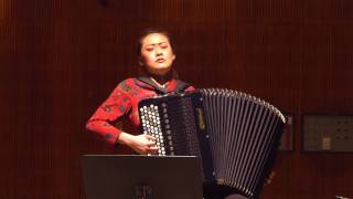 E Grieg  Holberg Suite Accordion solo live [upl. by Ahsiekit705]