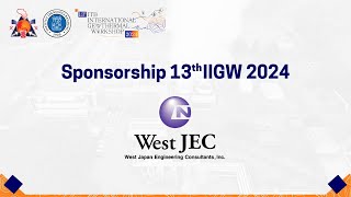 Sponsorship 13th IIGW 2024 West JEC [upl. by Ninahs957]