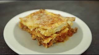 Lasagnes à la bolognaise facile [upl. by Icnarf]