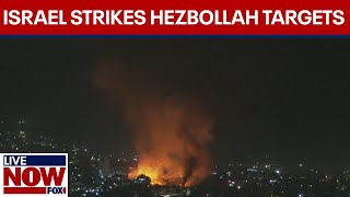 WATCH 930 Israel strikes Hezbollah targets in Lebanon [upl. by Edgar]