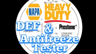 Prestone DEF and Antifreeze Refractometer  Napa HD [upl. by Eibot]