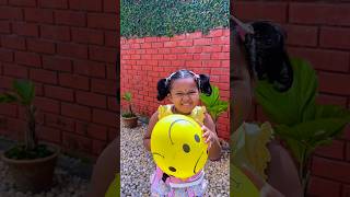 Catching Balloon 🎈 funny 😁 mistihappylifestyle shorts viral trending funny shortvideo [upl. by Airdnna]