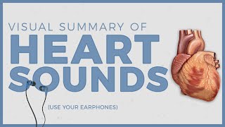 Heart Sounds with their audios  Summarized for YOU [upl. by Luciana]