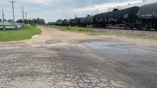 CN 8951 Leads a Ethanol Train East [upl. by Wesla599]