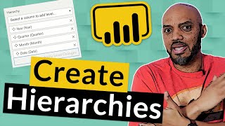 EASILY create a Hierarchy in Power BI Desktop [upl. by Farr392]