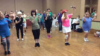 Honey Im Good Intermediate Clogging workshop Routine [upl. by Xino]