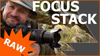 How To FOCUS STACK Using RAW FILES [upl. by Eyram]