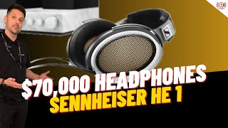 Exclusive 70000 Sennheiser HE 1 Headphone System at CanJam SoCal 2024 [upl. by Eitsyrk]