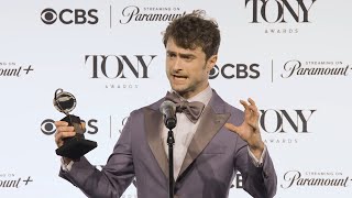 Daniel Radcliffe wins Tony Award [upl. by Imotas]