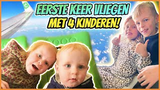 VOOR HET EERSTE VLiEGEN MET 4 KiNDEREN NAAR  🌞  Bellinga Vlog 2751 [upl. by Down847]