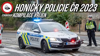 Honičky Policie ČR 2023  Kompilace – říjen [upl. by Siravaj112]