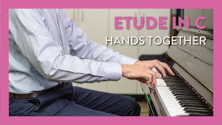 quotEtude in Cquot Left Hand  Piano Lesson 172  Hoffman Academy [upl. by Shanta]