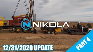 Nikola Semi Factory Construction Site Update Part 4  December 31 2020 [upl. by Ydnih223]