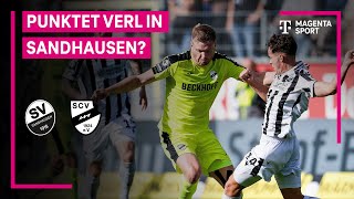 SV Sandhausen vs SC Verl Highlights mit LiveKommentar  3 Liga  MAGENTA SPORT [upl. by Sirdna]