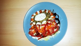 Salad Recipe 3 Kamut with ChicoryTomatoes Paprika and Balsamic vinegar [upl. by Idnac]