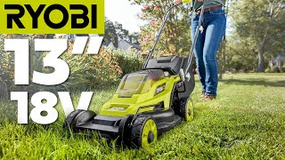 Ryobi 13quot 18V Cordless Lawn Mower Review [upl. by Nob]