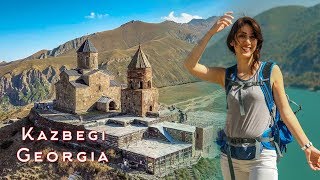 A Day Tour from Tbilisi to Kazbegi  Georgia [upl. by Hgielhsa]