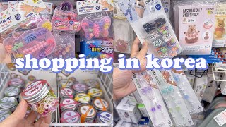 shopping in korea vlog 🇰🇷 beads accessory haul 🍄 daiso hobby amp crafts supply 다이소 신상 [upl. by Ettezzil]