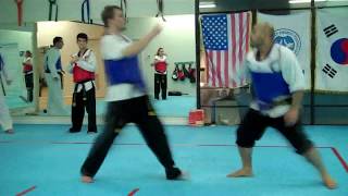 Taekwondo Advanced Sparring Techniques Vol 4 [upl. by Knorring699]