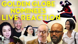 Golden Globe Nominations 2024  Live Reaction [upl. by Riabuz]